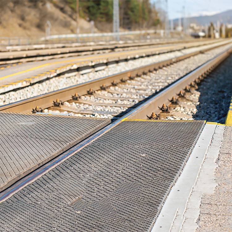 Railway Rubber Crossing Board With Wire