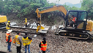 Railway Maintenance Excavator